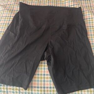 Latched Mama Black Bike Shorts
